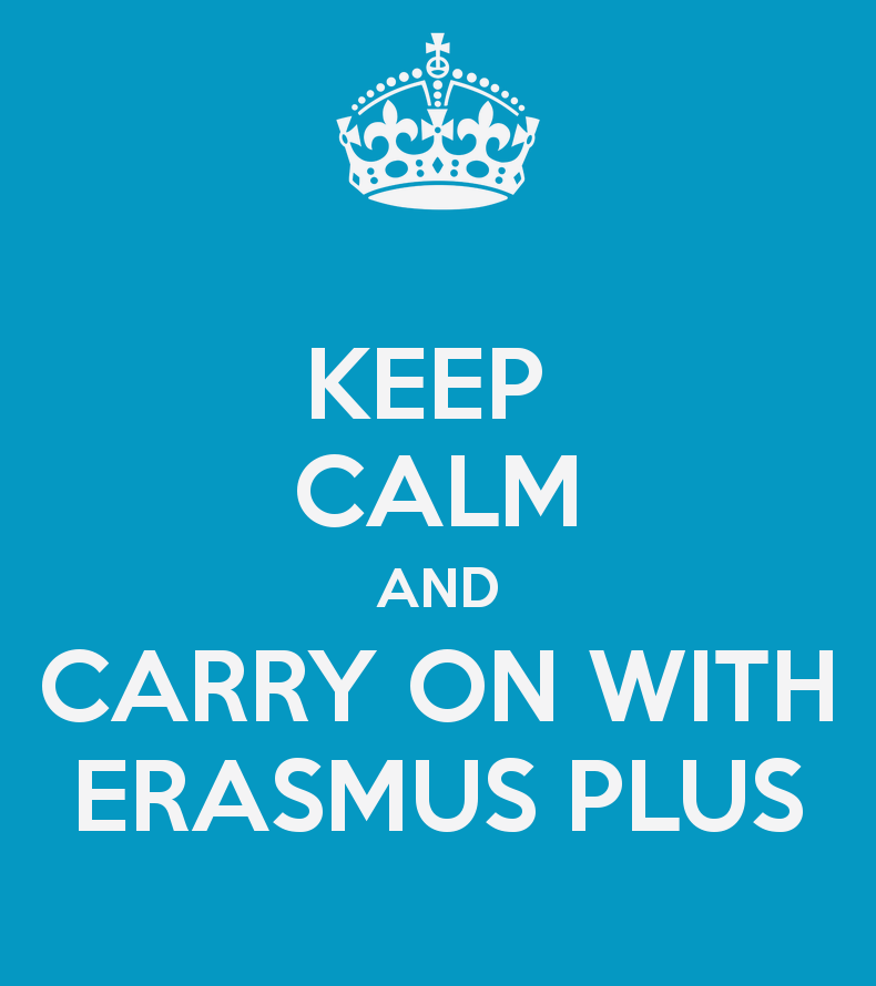 keep calm and carry on with erasmus plus 2